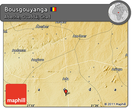 Physical Map of Bousgouyanga