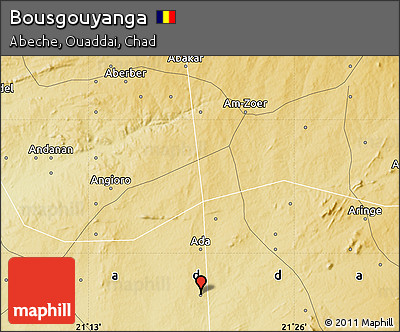 Physical Map of Bousgouyanga