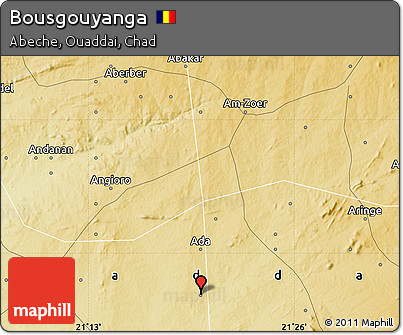 Physical Map of Bousgouyanga