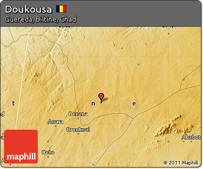 Physical Map of Doukousa