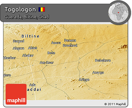 Physical Panoramic Map of Togologon
