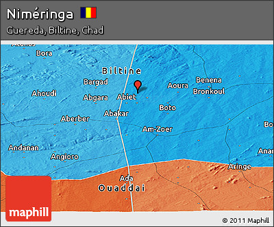 Political Panoramic Map of Niméringa