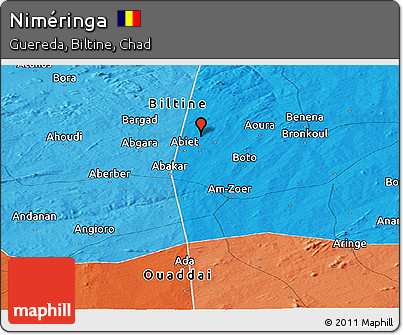 Political Panoramic Map of Niméringa