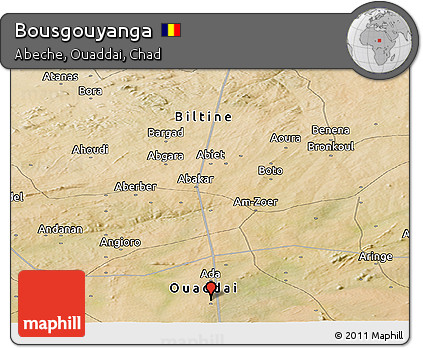 Satellite Panoramic Map of Bousgouyanga