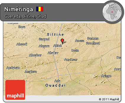Satellite Panoramic Map of Niméringa