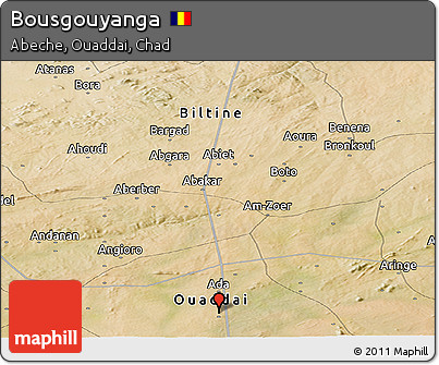 Satellite Panoramic Map of Bousgouyanga