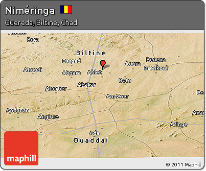 Satellite Panoramic Map of Niméringa