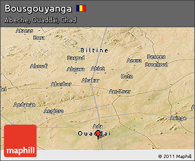 Satellite Panoramic Map of Bousgouyanga