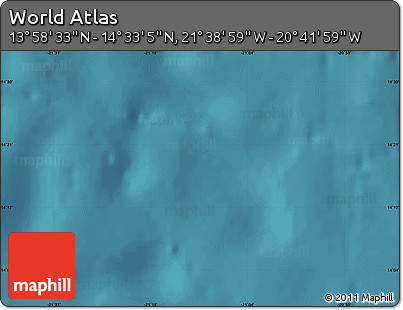 Satellite Map of the Area around 14° 15' 49" N, 21° 10' 29" W