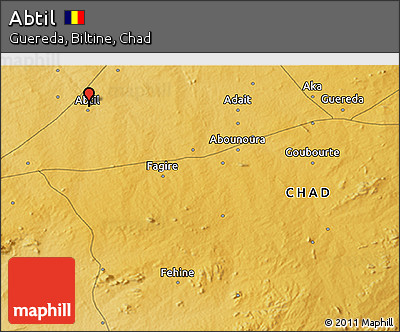 Physical 3D Map of Abtil