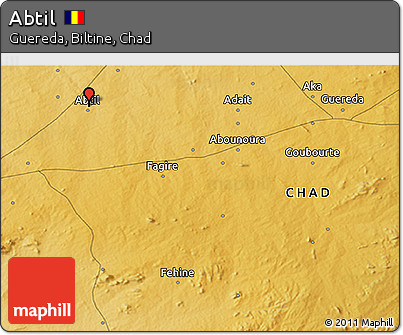 Physical 3D Map of Abtil