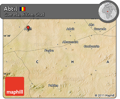 Satellite Map of Abtil
