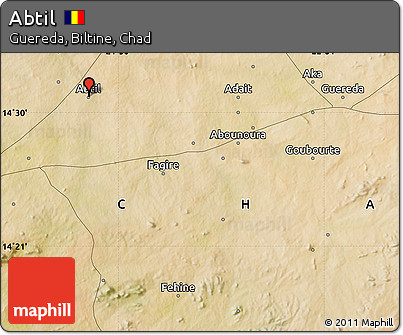 Satellite Map of Abtil