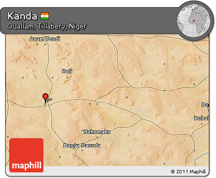 Satellite 3D Map of Kanda