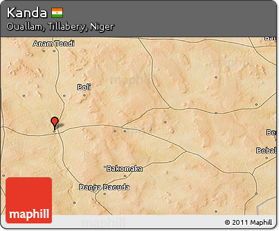 Satellite 3D Map of Kanda