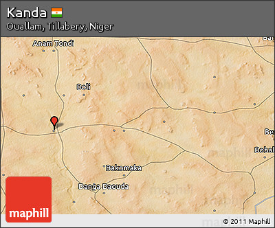 Satellite 3D Map of Kanda