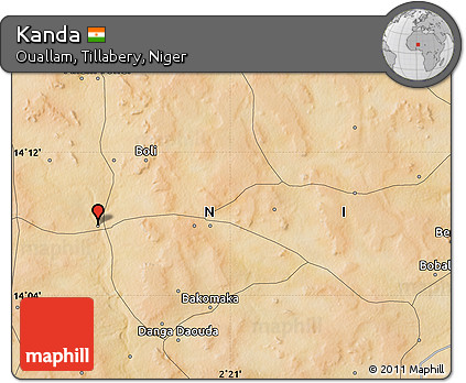 Satellite Map of Kanda