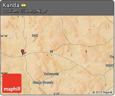 Satellite Map of Kanda