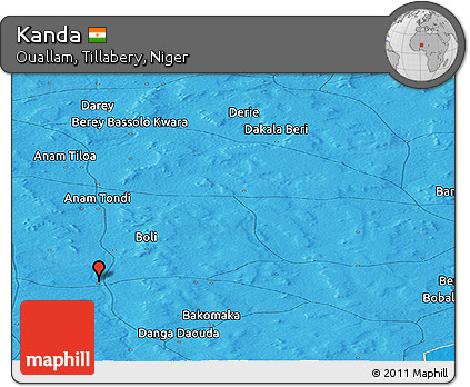 Political Panoramic Map of Kanda