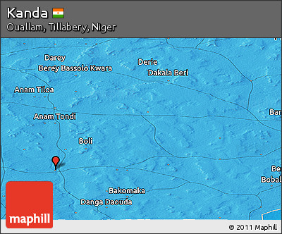 Political Panoramic Map of Kanda