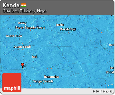 Political Panoramic Map of Kanda