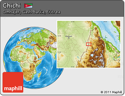 Physical Location Map of Chichi