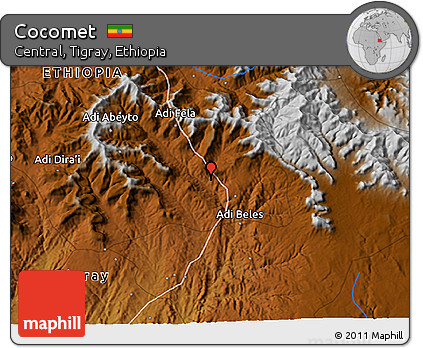 Physical 3D Map of Cocomet