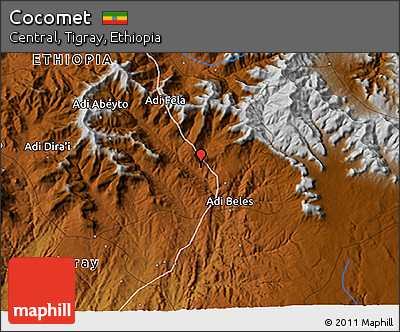 Physical 3D Map of Cocomet