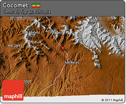 Physical 3D Map of Cocomet