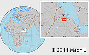 Gray Location Map of Ādī Ts'a'ida