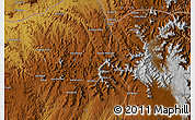 Physical Map of the area around 14° 15' 49" N, 39° 10' 29" E