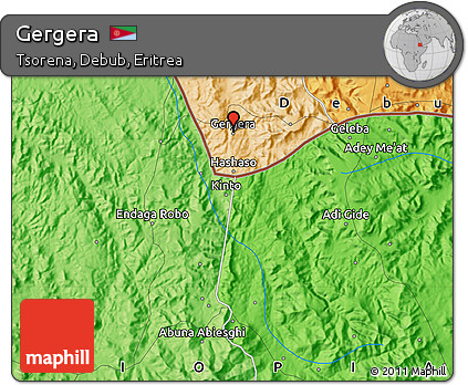 Political Map of Gergera