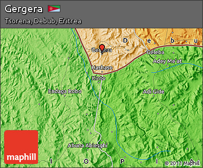 Political Map of Gergera