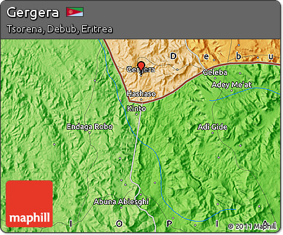 Political Map of Gergera