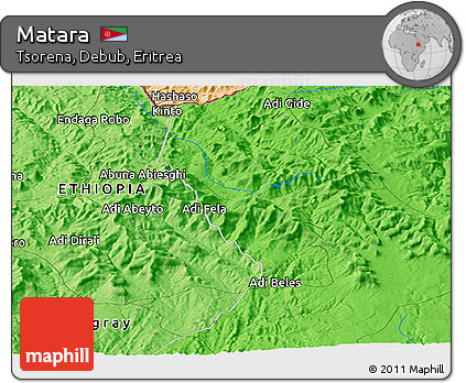 Political Panoramic Map of Matara