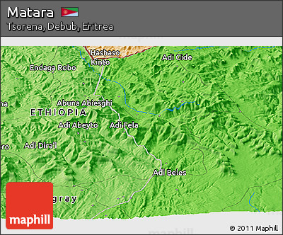 Political Panoramic Map of Matara
