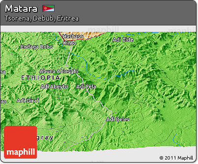 Political Panoramic Map of Matara