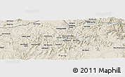 Shaded Relief Panoramic Map of the area around 14° 15' 49" N, 39° 10' 29" E