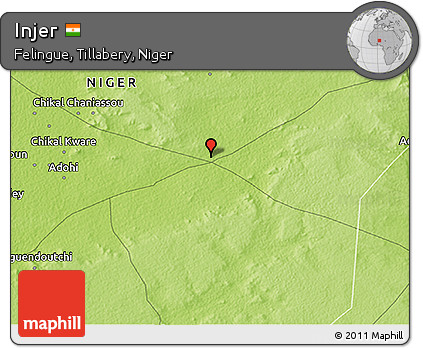 Physical 3D Map of Injer