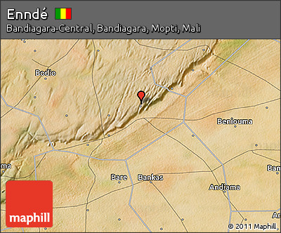 Satellite 3D Map of Enndé