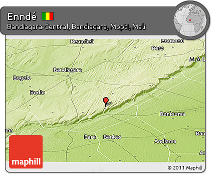 Physical Panoramic Map of Enndé