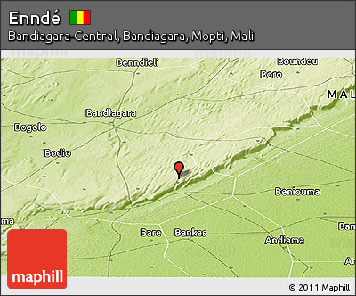Physical Panoramic Map of Enndé