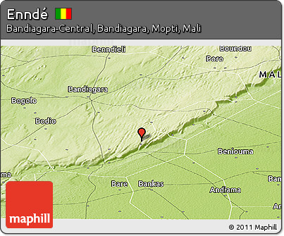 Physical Panoramic Map of Enndé