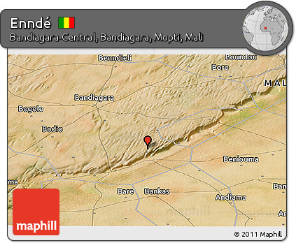 Satellite Panoramic Map of Enndé