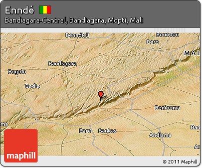 Satellite Panoramic Map of Enndé