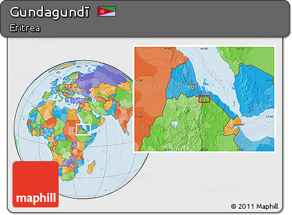 Political Location Map of Gundagundī