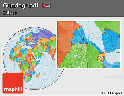 Political Location Map of Gundagundī