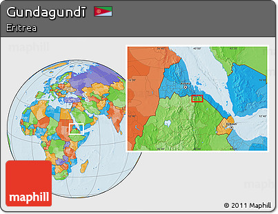 Political Location Map of Gundagundī
