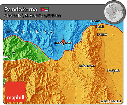 Political Map of Randakoma