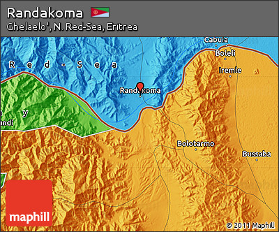 Political Map of Randakoma